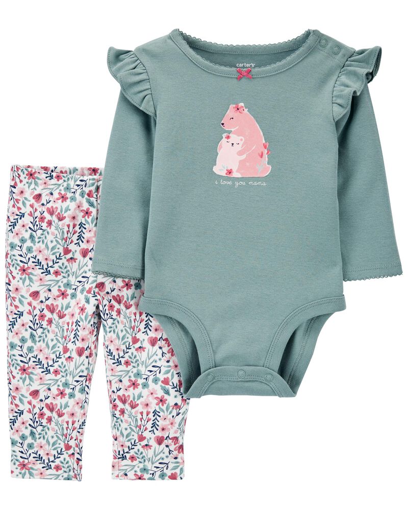 2 Piece Set Pink Camo Cotton Infant One Piece Bodysuits 2 Piece Set Pink Camo Cotton Infant One Piece Bodysuits